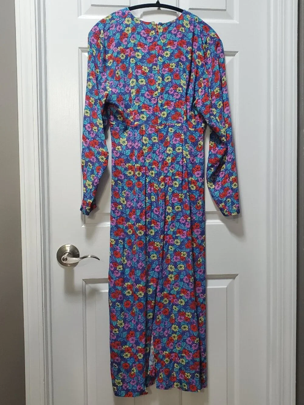 Rotate Birger Christensen Heather Floral Long Sleeve Midi Dress | 10 - Picture 6 of 7